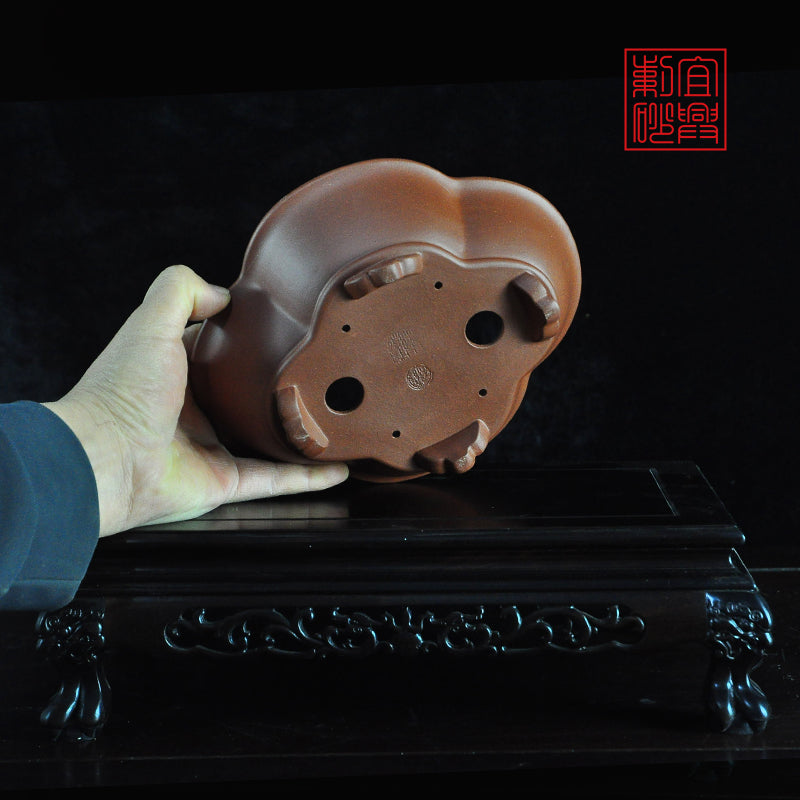 Papaya pot Bonsai pot yixingpot tokoname pot mame pot