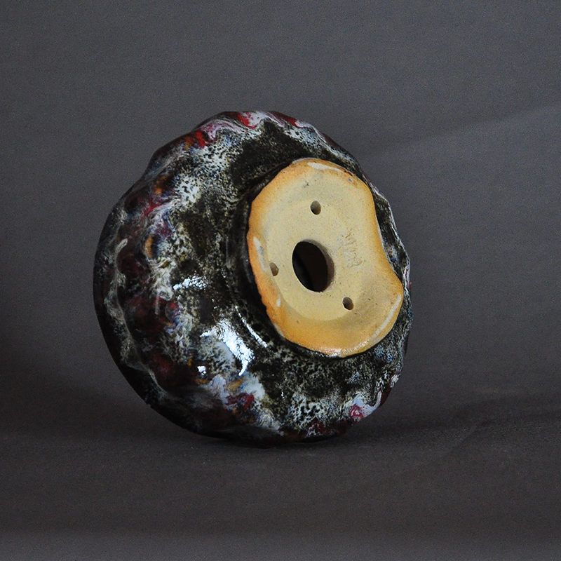mame glaze pot handmade pot with wooden box tokoname