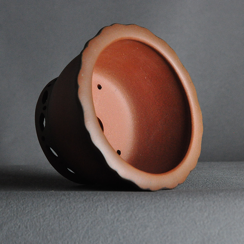 yixing pot handmade mame pot juniperus pot made by ZhangShi (张氏)