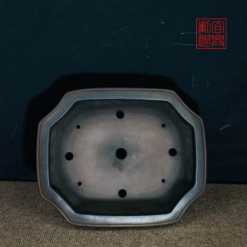 行山长方盆 yixing pot handwork rectangular pot