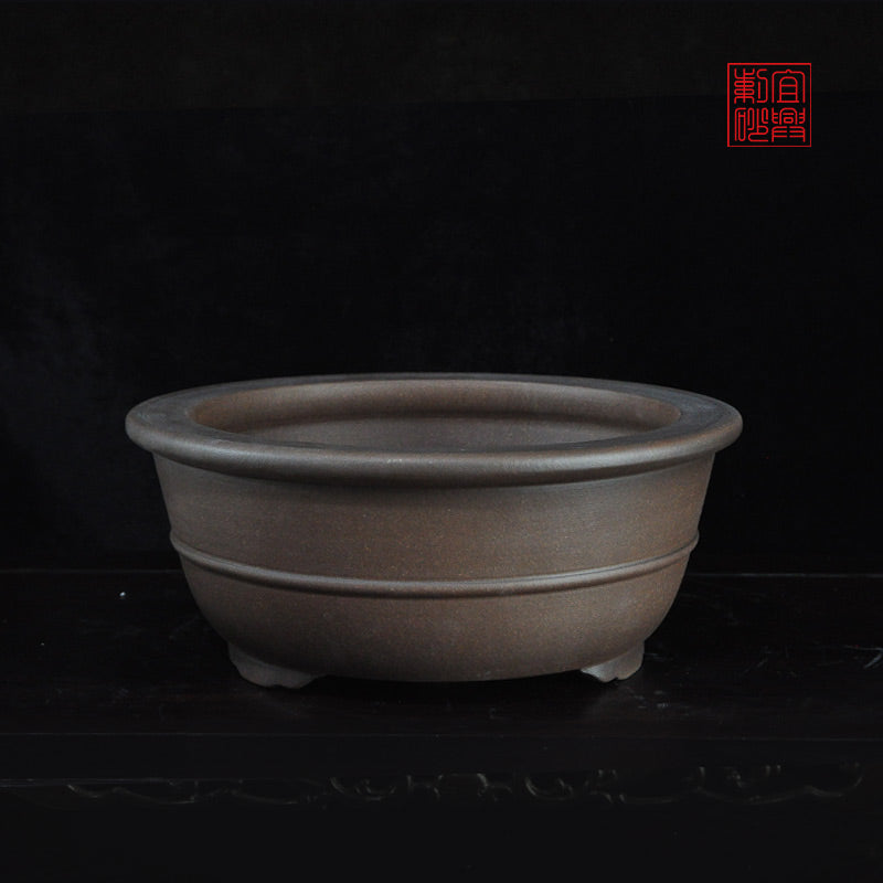 Round yixingpot tokoname bonsaipot handmadepot