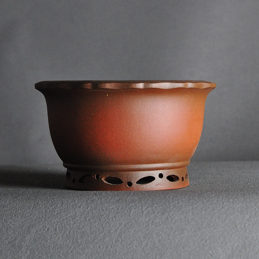 yixing pot handmade mame pot  juniperus pot made by ZhangShi (张氏）