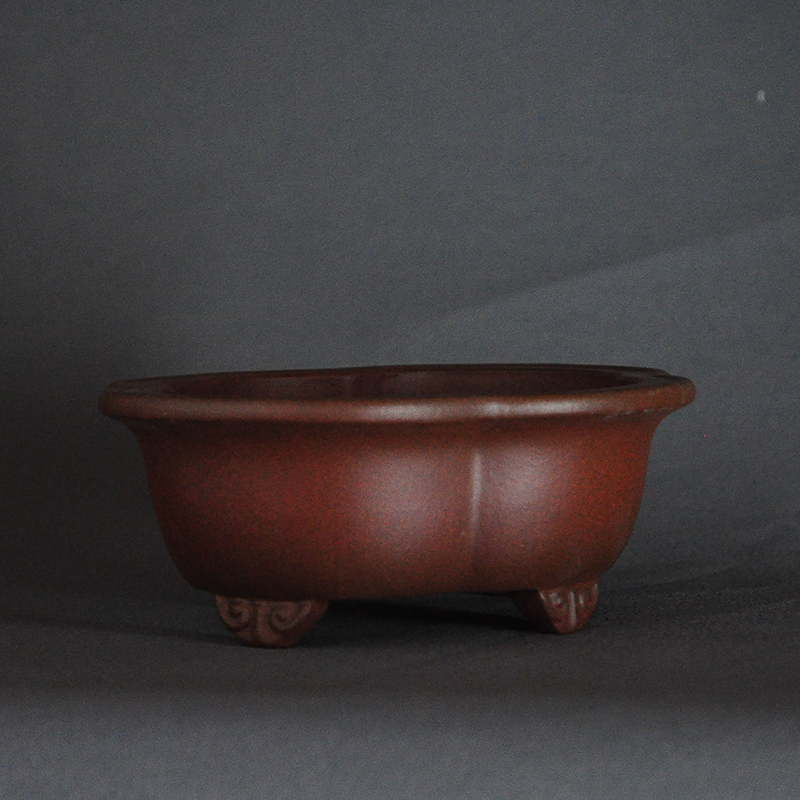 yixingpot made by ZhangShi papaya pot 真柏 juniper pot