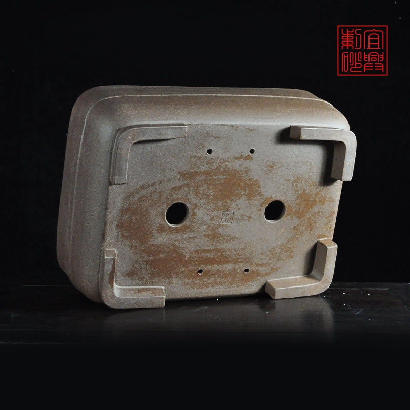 Rectangular Yixing purple clay pot  （including shipping &customs fees）