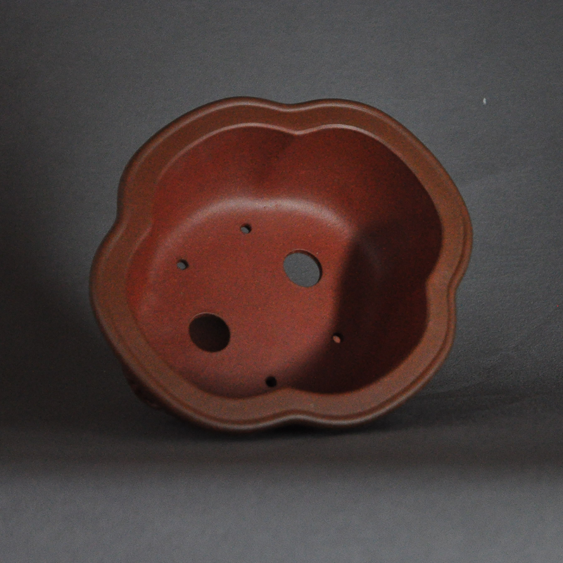 yixingpot made by ZhangShi papaya pot 真柏 juniper pot